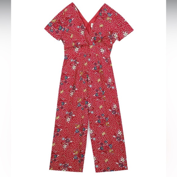 ARIANNE ECOVERO FLOWER PATCH PRINT JUMPSUIT Joanie Molly Hatch Pockets - Picture 1 of 10